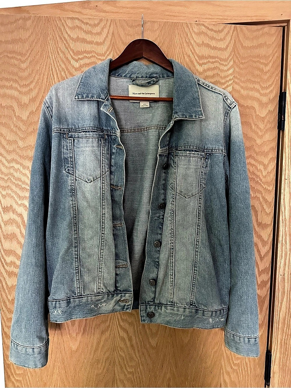 Anthropologie Oversized Denim Jacket